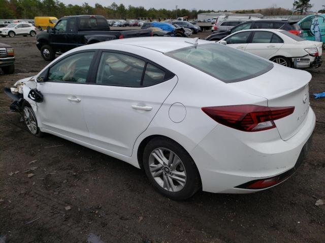 5NPD84LF4LH567773 - 2020 HYUNDAI ELANTRA SEL WHITE photo 2