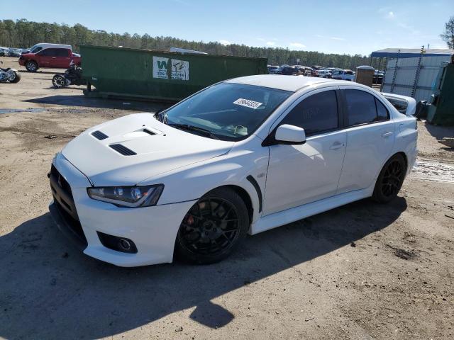 JA32W8FV3CU012437 - 2012 MITSUBISHI LANCER EVOLUTION GSR WHITE photo 1