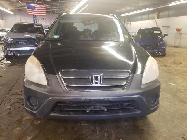 JHLRD68595C015927 - 2005 HONDA CR-V LX BLACK photo 5