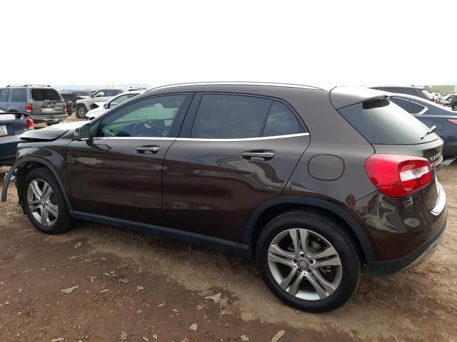 WDCTG4GB4HJ328951 - 2017 MERCEDES-BENZ GLA 250 4MATIC BROWN photo 2