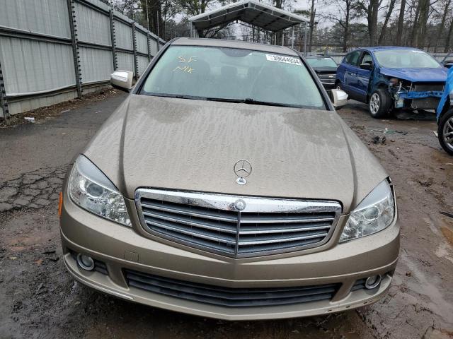 WDDGF81X29F254753 - 2009 MERCEDES-BENZ C 300 4MATIC GOLD photo 5