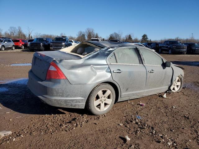 3FAHP0HA9CR103794 - 2012 FORD FUSION SE BLUE photo 3