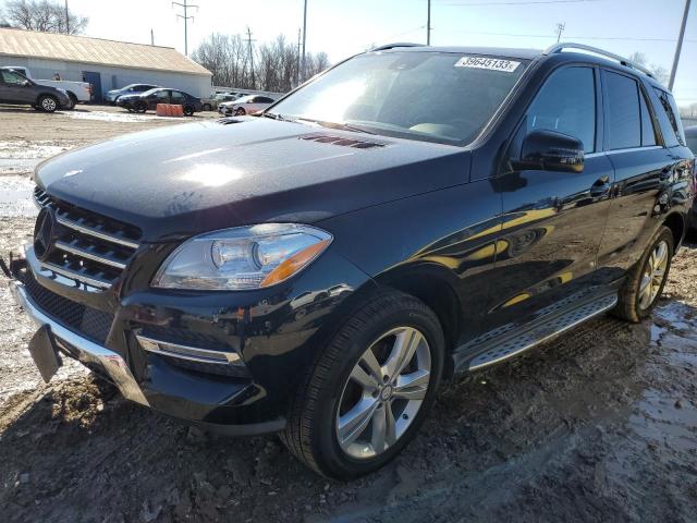 4JGDA5HB5FA441087 - 2015 MERCEDES-BENZ ML 350 4MATIC BLACK photo 1