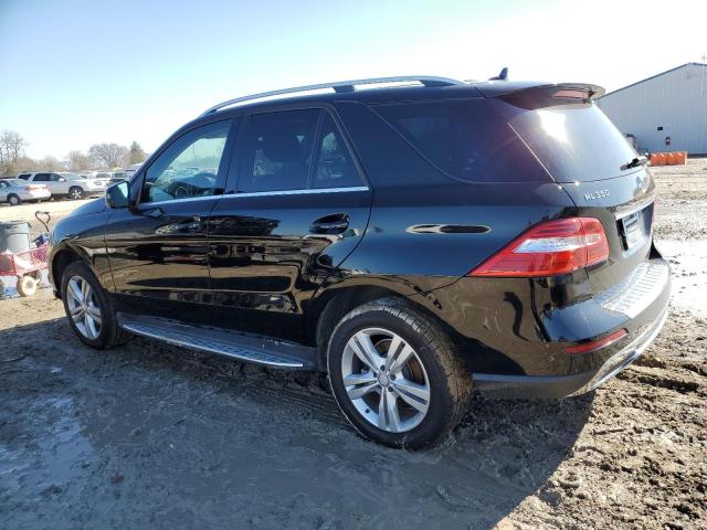 4JGDA5HB5FA441087 - 2015 MERCEDES-BENZ ML 350 4MATIC BLACK photo 2