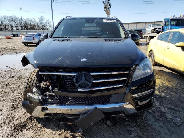4JGDA5HB5FA441087 - 2015 MERCEDES-BENZ ML 350 4MATIC BLACK photo 5