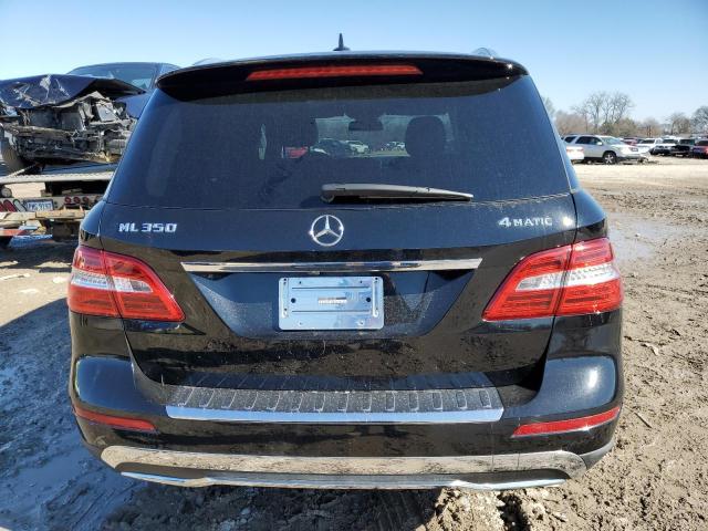 4JGDA5HB5FA441087 - 2015 MERCEDES-BENZ ML 350 4MATIC BLACK photo 6