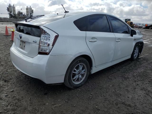 JTDKN3DUXA0017611 - 2010 TOYOTA PRIUS WHITE photo 3