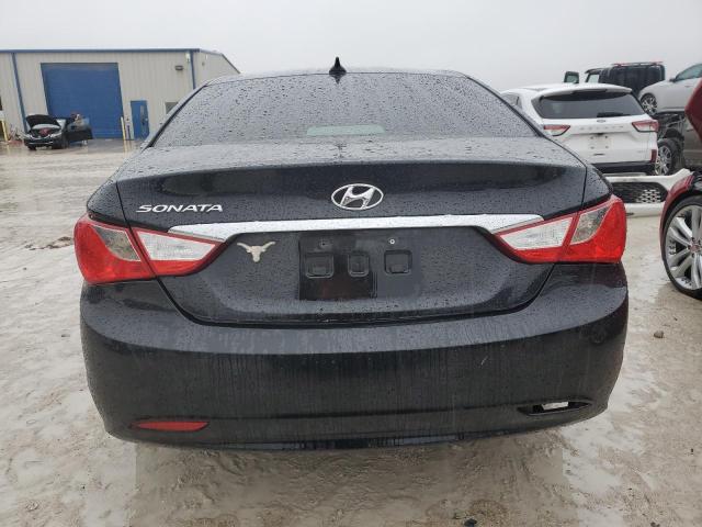 5NPEB4ACXCH496240 - 2012 HYUNDAI SONATA GLS BLACK photo 6