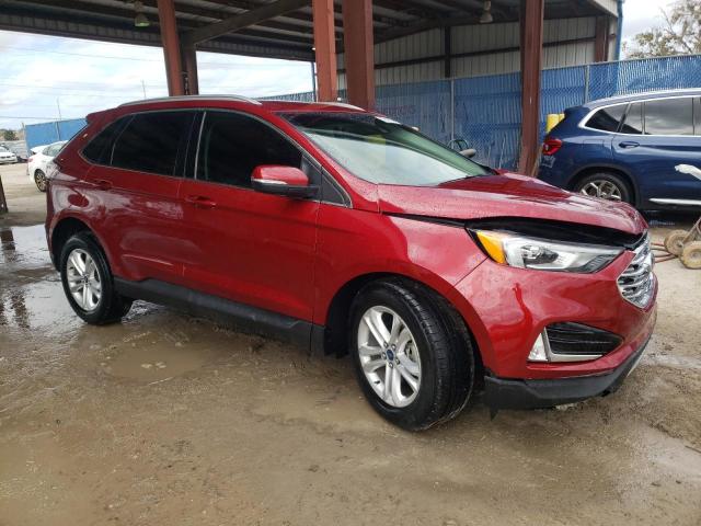 2FMPK3J93KBB47983 - 2019 FORD EDGE SEL RED photo 4