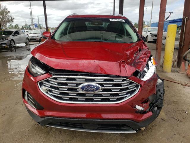 2FMPK3J93KBB47983 - 2019 FORD EDGE SEL RED photo 5