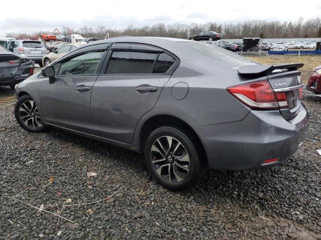 19XFB2F83FE230984 - 2015 HONDA CIVIC EX GRAY photo 2