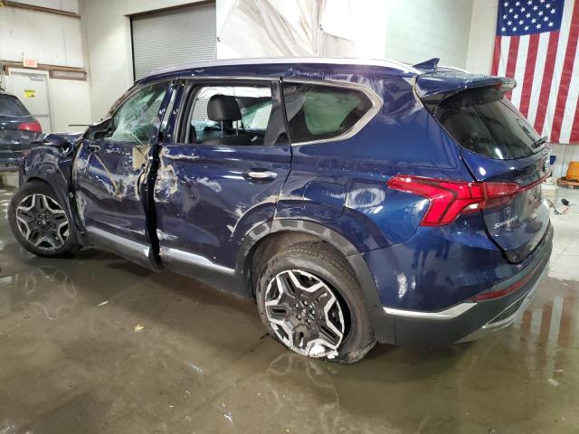 5NMS4DALXPH518740 - 2023 HYUNDAI SANTA FE LIMITED BLUE photo 2