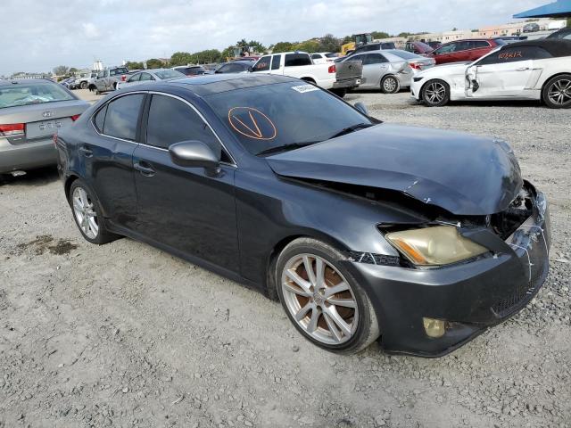 JTHBK262665003812 - 2006 LEXUS IS 250 GRAY photo 4