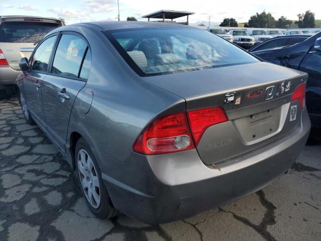 2HGFA16537H310179 - 2007 HONDA CIVIC LX GRAY photo 2