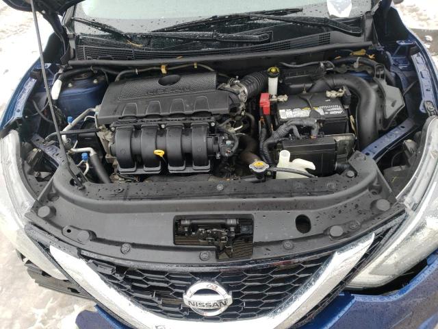 3N1AB7AP1HY222845 - 2017 NISSAN SENTRA S BLUE photo 11