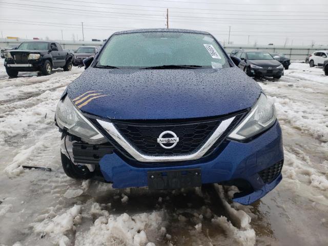 3N1AB7AP1HY222845 - 2017 NISSAN SENTRA S BLUE photo 5