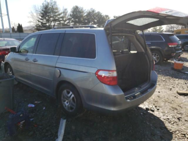 5FNRL38706B113331 - 2006 HONDA ODYSSEY EXL SILVER photo 2