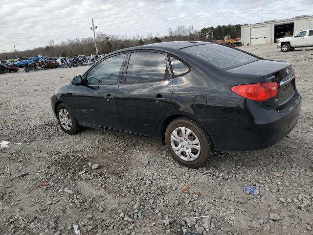 KMHDU4AD1AU869565 - 2010 HYUNDAI ELANTRA BLUE BLACK photo 2