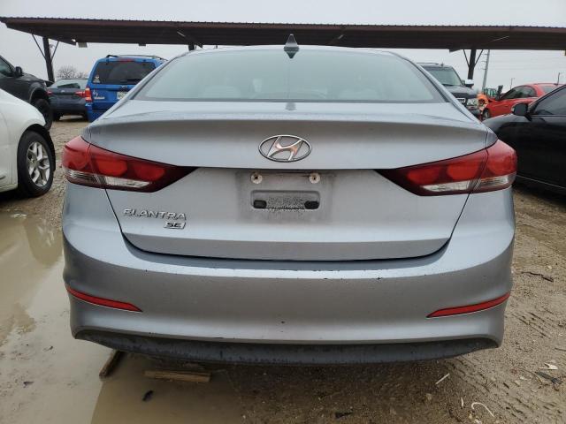 5NPD74LF5HH190087 - 2017 HYUNDAI ELANTRA SE SILVER photo 6