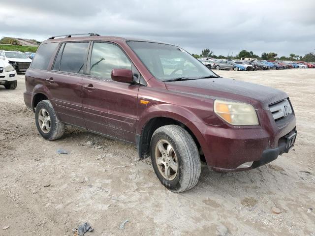 5FNYF28447B021384 - 2007 HONDA PILOT EX BURGUNDY photo 4