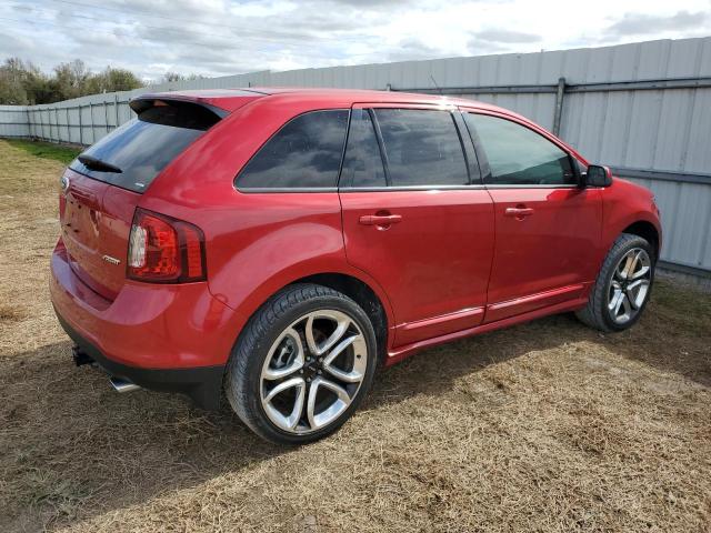 2FMDK3AK6CBA67326 - 2012 FORD EDGE SPORT RED photo 3