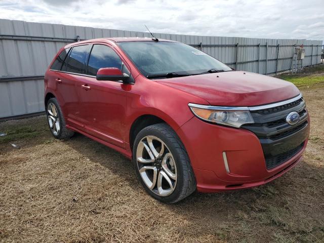 2FMDK3AK6CBA67326 - 2012 FORD EDGE SPORT RED photo 4