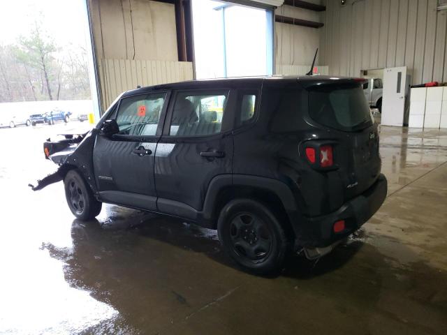 ZACCJBAB4JPH60529 - 2018 JEEP RENEGADE SPORT BLACK photo 2