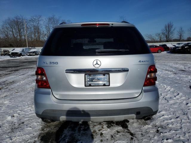 4JGBB86E47A221184 - 2007 MERCEDES-BENZ ML 350 SILVER photo 6