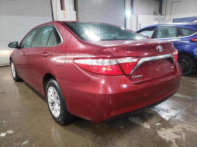 4T1BF1FK6FU994334 - 2015 TOYOTA CAMRY LE RED photo 2