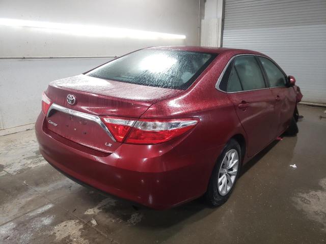 4T1BF1FK6FU994334 - 2015 TOYOTA CAMRY LE RED photo 3