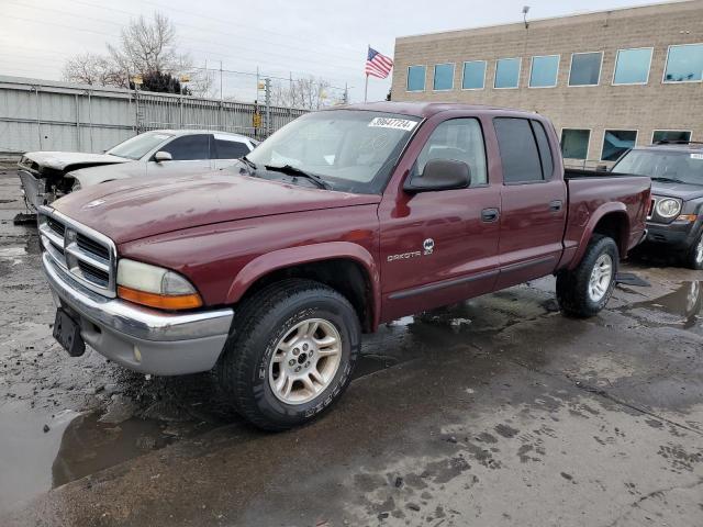 1B7HG2AN11S336301 - 2001 DODGE DAKOTA QUAD BURGUNDY photo 1