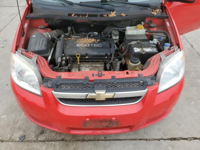 KL1TD56E49B335112 - 2009 CHEVROLET AVEO LS Qırmızı foto 11