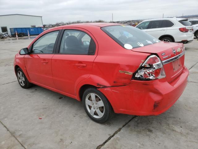 KL1TD56E49B335112 - 2009 CHEVROLET AVEO LS Qırmızı foto 2