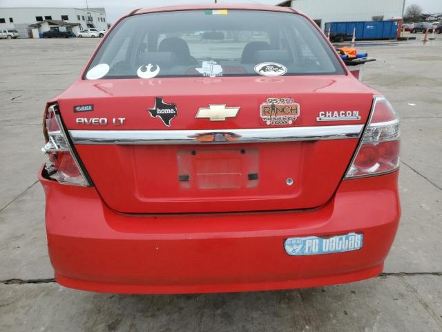 KL1TD56E49B335112 - 2009 CHEVROLET AVEO LS Qırmızı foto 6