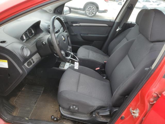 KL1TD56E49B335112 - 2009 CHEVROLET AVEO LS Qırmızı foto 7