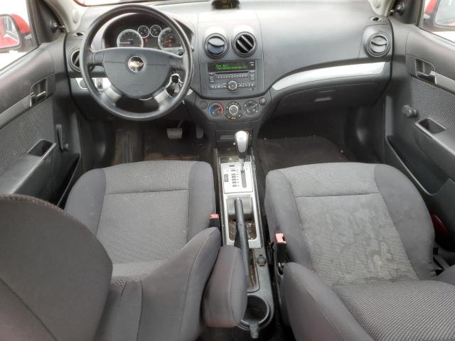 KL1TD56E49B335112 - 2009 CHEVROLET AVEO LS Qırmızı foto 8