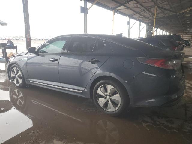 KNAGN4AD1E5070686 - 2014 KIA OPTIMA HYBRID BLUE photo 2