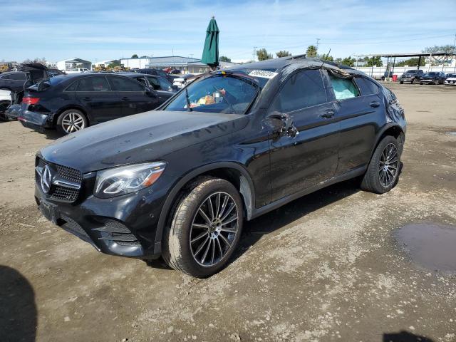 WDC0J4KBXKF660091 - 2019 MERCEDES-BENZ GLC COUPE 300 4MATIC BLACK photo 1