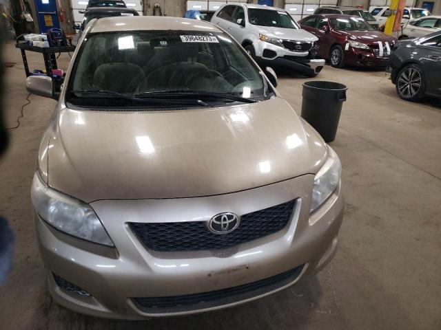 1NXBU40E19Z093693 - 2009 TOYOTA COROLLA BASE BEIGE photo 5