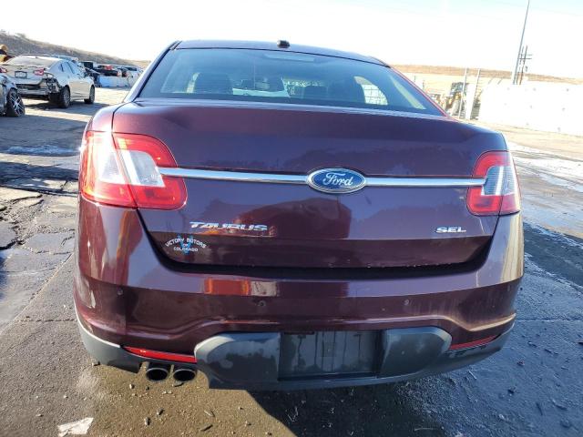 1FAHP2EW3BG131818 - 2011 FORD TAURUS SEL BURGUNDY photo 6