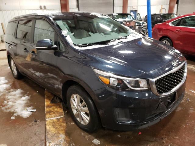 KNDMB5C14G6142789 - 2016 KIA SEDONA LX BLUE photo 4