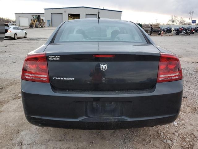 2B3KA43R68H154289 - 2008 DODGE CHARGER BLACK photo 6