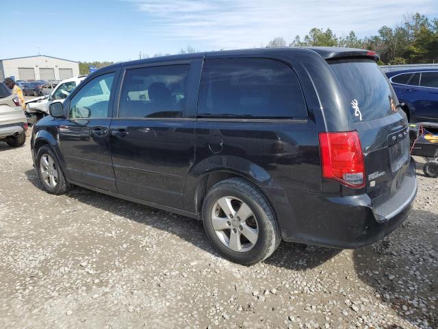 2C4RDGBG2DR641841 - 2013 DODGE GRAND CARA SE BLACK photo 2