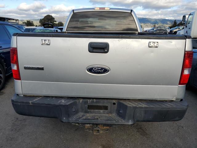 1FTRF12225NC10264 - 2005 FORD F150 SILVER photo 6