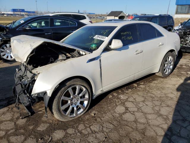 1G6DP57V980119580 - 2008 CADILLAC CTS HI FEATURE V6 WHITE photo 1