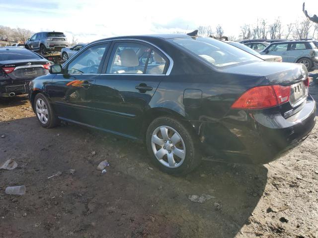 KNAGE228195312579 - 2009 KIA OPTIMA LX BLACK photo 2