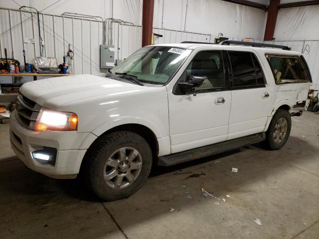 1FMJK1JT0FEF43496 - 2015 FORD EXPEDITION EL XLT WHITE photo 1