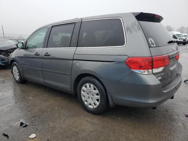 5FNRL38278B024573 - 2008 HONDA ODYSSEY LX GRAY photo 2