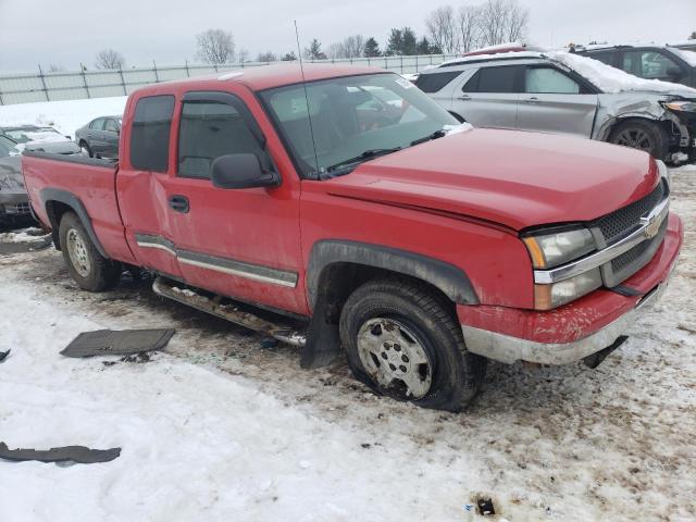 1GCEK19Z47Z126892 - 2007 CHEVROLET SILVERADO RED photo 4