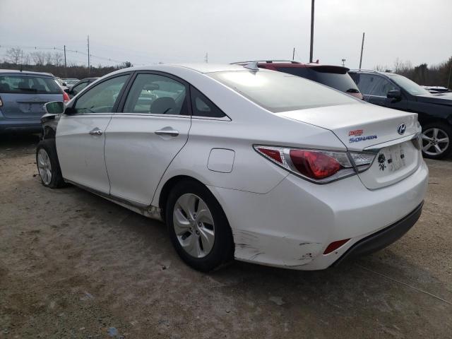 KMHEC4A46DA095732 - 2013 HYUNDAI SONATA HYBRID WHITE photo 2